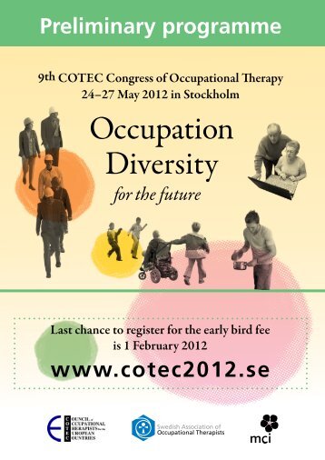 Parallel sessions: oral presentations/workshops - COTEC 2012