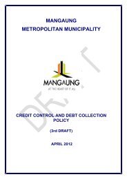 to download the PDF for Credit Control and Debt ... - Mangaung.co.za