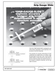 INSTALLATION TOOLING Grip Gauge Slide