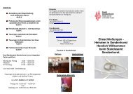 Flyer Heiraten in Sendenhorst - OSIRIS