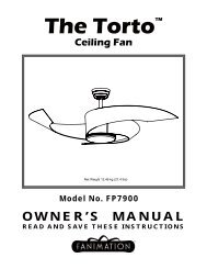 The Tortoa Ceiling Fan Fanimation