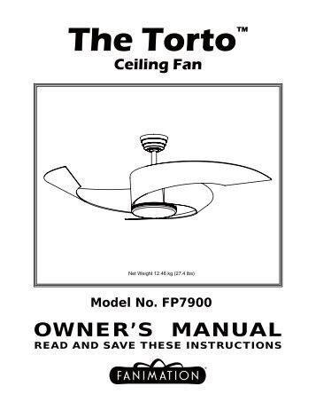 The Tortoâ¢ Ceiling Fan - Fanimation