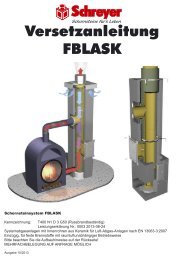 Versetzanleitung FBLASK - Schornsteinwerk Schreyer GmbH