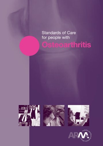 Standards of Care for people with osteoarthritis - The Arthritis and ...