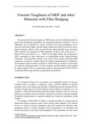 Fracture Toughness of MDF and other Materials with Fiber Bridging