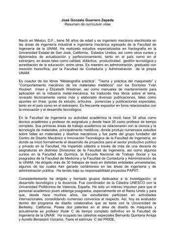 JosÃ© Gonzalo Guerrero Zepeda - Junta de Gobierno UNAM