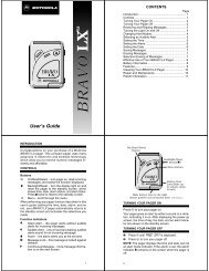 Motorola Bravo LX / FLX - USA Mobility, Inc.