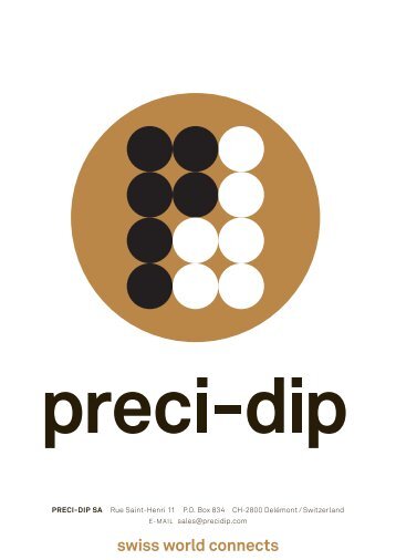 English - PRECI-DIP SA