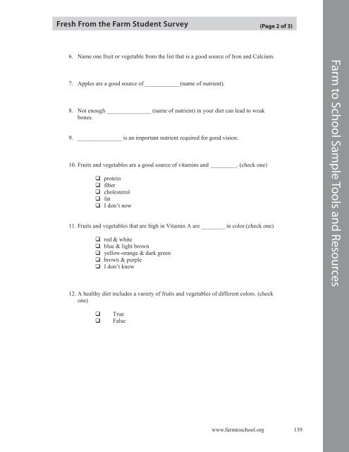 eval report cover.indd - New Jersey Farm to School Network Wiki