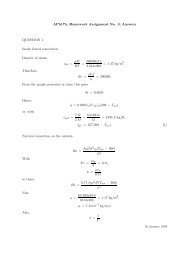 APh17b, Homework Assignment No. 3, Answers QUESTION 1 ...