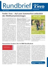 Rundbrief Juni - Juli 2012 - Humanistischer Verband Deutschlands ...