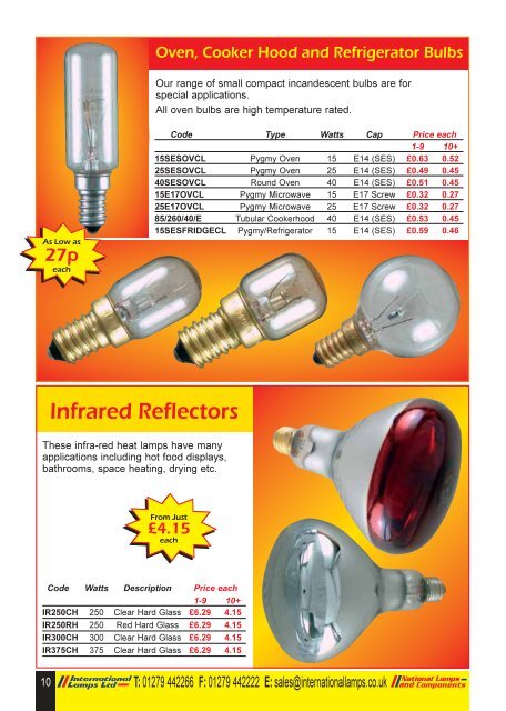 Low Energy Fire Rated Downlights - National Lamps and Components