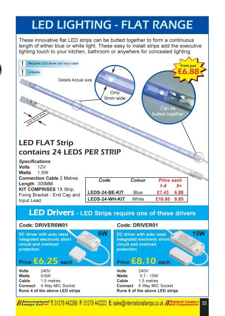 Low Energy Fire Rated Downlights - National Lamps and Components