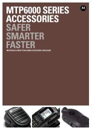 MTP6000 Accessory Catalogue - Motorola Solutions