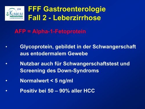 Diagnostik von lebertumoren - State of the Art