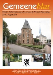 Gemeinderatssitzung - Administration Communale de Mertert
