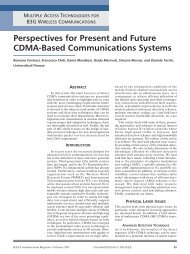 Perspectives for present and future CDMA-based ... - IEEE Xplore