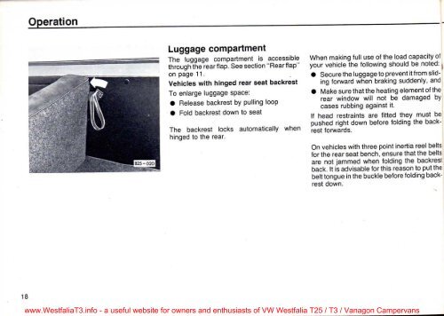 Download 1980 Volkswagen VW Transporter / Caravelle Instruction ...