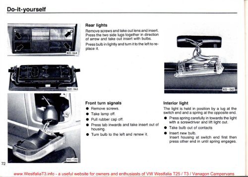 Download 1980 Volkswagen VW Transporter / Caravelle Instruction ...