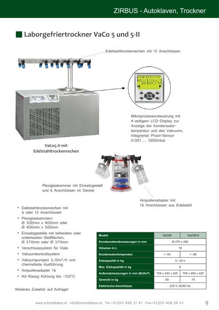 Labor-Horizontal-Stand-Autoklav mit 86 - 400 Liter - Schmidt ...