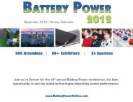 Join Us in Denver - Battery Power Magazine