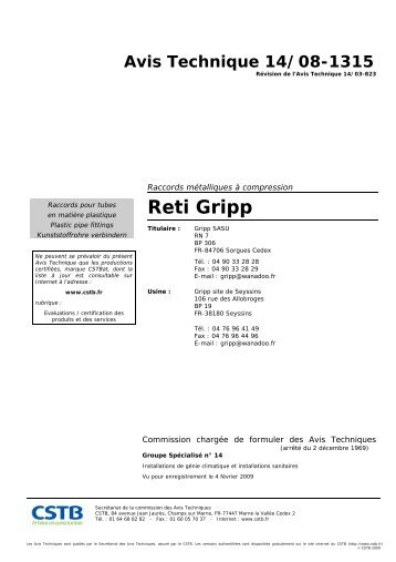 Reti Gripp - Anjou connectique