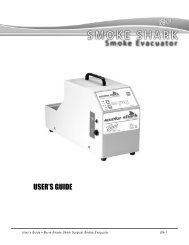 specifications for smoke evacuator system - QuickMedical