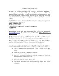 REQUEST FOR QUOTATION The Office of Disaster ... - ODPEM