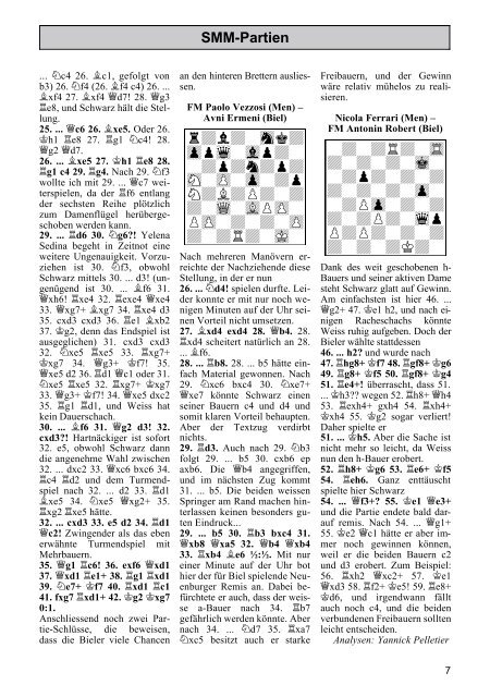 (SEM) 2002 in Leukerbad - Schweizer Schachbund
