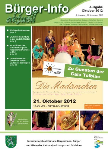 Ausgabe Oktober 2012 - Stadt Schleiden