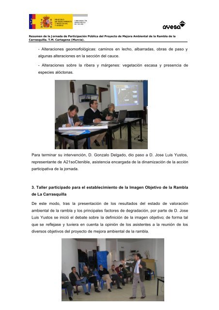 Documento Resumen de la Jornada de ParticipaciÃ³n PÃºblica
