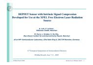 DEPFET Sensor with Intrinsic Signal Compression ... - MPG HLL