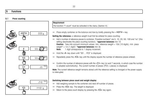 Operating instructions PB-L line of balances - METTLER TOLEDO