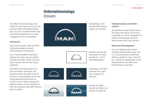MAN Corporate Design - MAN Brand Portal