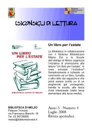 (S)consigli di lettura 4.pdf - Sistema bibliotecario Milano Est