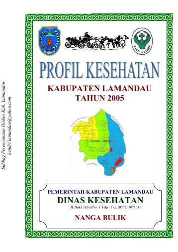 Profil Kesehatan Kab. Lamandau 2006 - Departemen Kesehatan ...