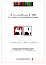 Presentazione e antologia Statuto 1288 - Istituto De Gasperi