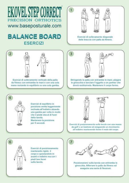 Esercizi Con Tavola Propriocettiva Base Posturale