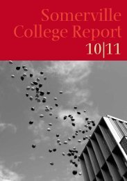 Somerville College Report - University of Oxford