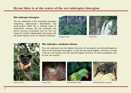 Biodiversity in Byron Shire - Byron Shire Council