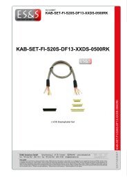 KAB-SET-FI-S20S-DF13-XXDS-0500RK - ES&S Solutions GmbH