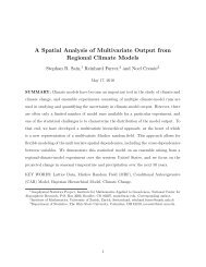 A Spatial Analysis of Multivariate Output from Regional ... - IMAGe