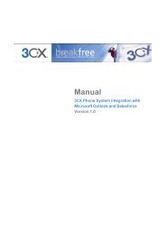 3CX Phone System CRM Integration Manual