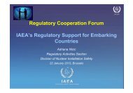 (A. Nicic) IAEA Regulatory Support for Embarking Countries - gnssn