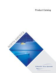 Schoeller Arca Systems North American Product Catalog