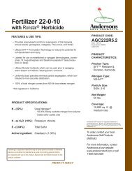 Fertilizer 22-0-10 - The Andersons Professional Products