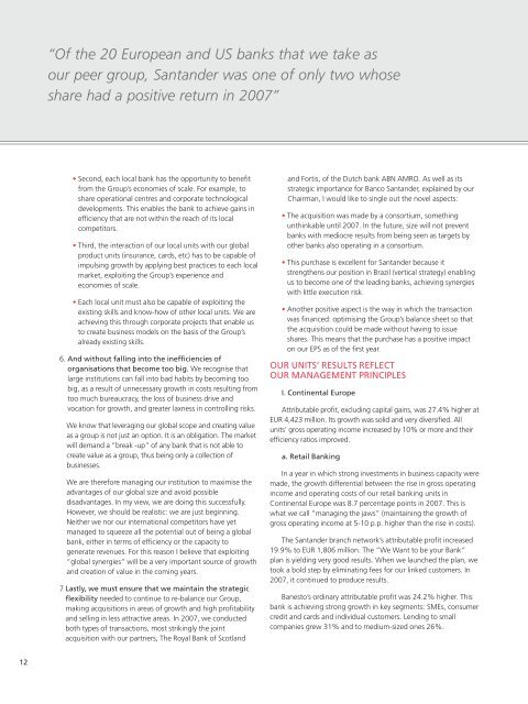 Annual Report 2007 - Santander