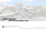 Laney College Final Draft â Facilities Master Plan - Peralta Colleges