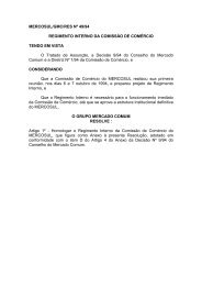 MERCOSUL/GMC/RES Nº 49/94 REGIMENTO INTERNO ... - Mercosur