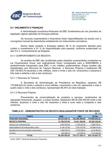 EBC - RelatÃ³rio de GestÃ£o 2008 - V Final 2 - EBC - Empresa Brasil ...